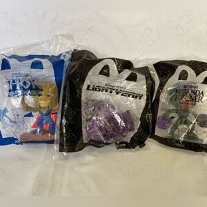 McDonald’s Happy Meal Toys Wakanda Forever Lightyear and Thor
